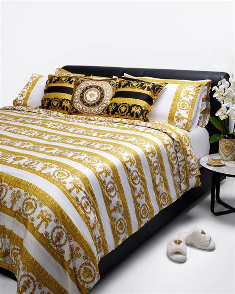 versace style silk fabric|authentic Versace bedding.